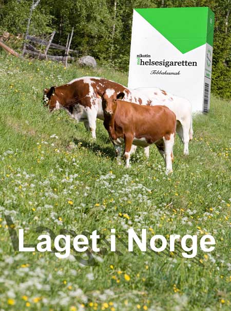 Elektroniske sigaretter laget i Norge.